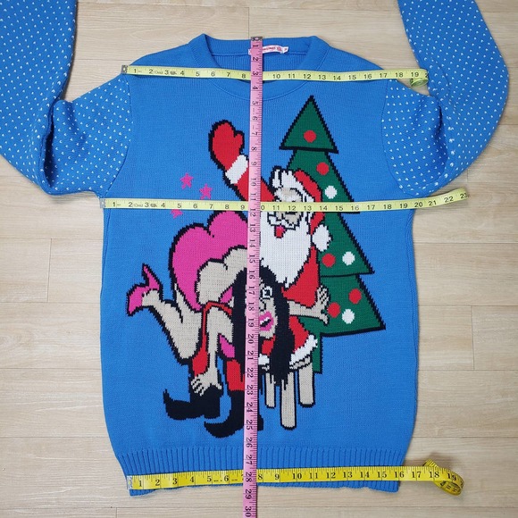 SOLD Kim Kardashian Ugly Christmas Sweater Rare  Sz M - Picture 10 of 11